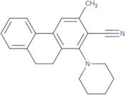 2-Cyano-3-methyl-1-(1-piperidinyl)-9,10-dihydrophenanthrene