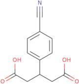 3-(4-Cyanophenyl)pentanedioic acid