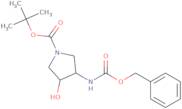 rac-tert-Butyl (3R,4R)-3-{[(benzyloxy)carbonyl]amino}-4-hydroxypyrrolidine-1-carboxylate