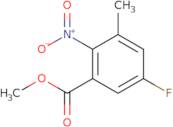 methyl 5-fluoro-3-methyl-2-nitrobenzoate