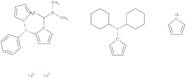 1-Dicyclohexylphosphino-1′-{(S)-{(sp)-2-[(R)-1-(dimethylamino)ethyl]ferrocenyl}phenylphosphino}ferrocene