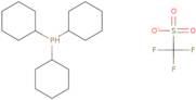 Tricyclohexylphosphane trifluoromethanesulfonic acid