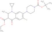 Ethyl 1-cyclopropyl-6-fluoro-2-methyl-7-[4-[(2-methylpropan-2-yl)oxycarbonyl]piperazin-1-yl]-4-oxo…