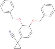 1-[3,4-Bis(benzyloxy)phenyl]cyclopropane-1-carbonitrile