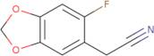 2-(6-Fluoro-1,3-dioxaindan-5-yl)acetonitrile