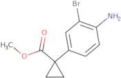 Methyl 1-(4-amino-3-bromophenyl)cyclopropanecarboxylate