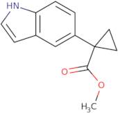 Methyl 1-(1H-indol-5-yl)cyclopropane-1-carboxylate