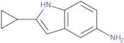 2-Cyclopropyl-1H-indol-5-amine