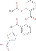 2-[[(5-Nitro-2-thiazolyl)amino]carbonyl]phenyl 2-(acetyloxy)benzoate