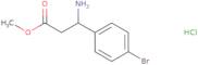 Methyl 3-amino-3-(4-bromophenyl)propanoate hydrochloride