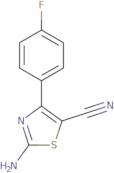 2-Amino-4-(4-fluorophenyl)-1,3-thiazole-5-carbonitrile