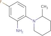 5-Fluoro-2-(2-methyl-1-piperidinyl)aniline