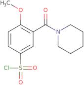 4-Methoxy-3-(piperidin-1-ylcarbonyl)-benzenesulfonyl chloride