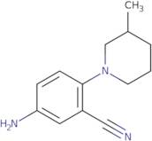 5-Amino-2-(3-methylpiperidin-1-yl)benzonitrile