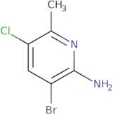6-Amino-5-bromo-3-chloropicoline