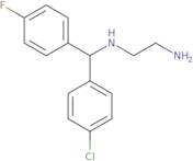 N-[(4-Chlorophenyl)(4-fluorophenyl)methyl]ethane-1,2-diamine