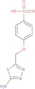 4-[(5-Amino-1,3,4-thiadiazol-2-yl)methoxy]benzenesulfonic Acid