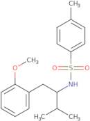 N-[1-(2-Methoxybenzyl)-2-methylpropyl]-4-methylbenzenesulfonamide