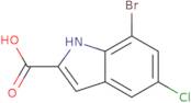 7-Bromo-5-chloro-1H-indole-2-carboxylic acid