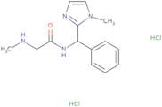 N-[(1-Methyl-1H-imidazol-2-yl)(phenyl)methyl]-2-(methylamino)acetamide dihydrochloride