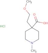 4-(2-Methoxyethyl)-1-methylpiperidine-4-carboxylic acid hydrochloride