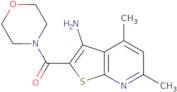 4,6-Dimethyl-2-(morpholine-4-carbonyl)thieno[2,3-b]pyridin-3-amine