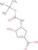 rac-(3R,4S)-4-{[(tert-Butoxy)carbonyl]amino}-3-hydroxycyclopent-1-ene-1-carboxylic acid