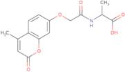 (2S)-2-{2-[(4-Methyl-2-oxo-2H-chromen-7-yl)oxy]acetamido}propanoic acid