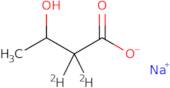 rac 3-Hydroxybutyric acid-d2 sodium salt