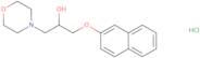 1-(Morpholin-4-yl)-3-(naphthalen-2-yloxy)propan-2-ol hydrochloride