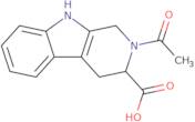 2-Acetyl-2,3,4,9-tetrahydro-1H-β-carboline-3-carboxylic acid