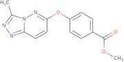 Methyl 4-({3-methyl-[1,2,4]triazolo[4,3-b]pyridazin-6-yl}oxy)benzoate