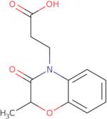 3-(2-Methyl-3-oxo-3,4-dihydro-2H-1,4-benzoxazin-4-yl)propanoic acid