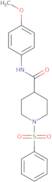 N-(4-Methoxyphenyl)-1-(phenylsulfonyl)-4-piperidinecarboxamide