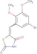 (5Z)-5-(5-Bromo-2,3-dimethoxybenzylidene)-2-thioxo-1,3-thiazolidin-4-one