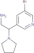 2-(5-Bromopyridin-3-yl)-2-(pyrrolidin-1-yl)ethanamine