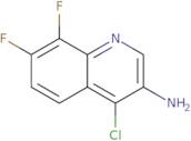 4-Chloro-7,8-difluoroquinolin-3-amine