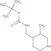 tert-butyl N-[(3-methylpiperidin-4-yl)methyl]carbamate, Mixture of diastereomers