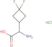 (S)-2-Amino-2-(3,3-difluorocyclobutyl)acetic acid hydrochloride