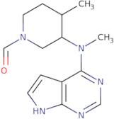 (3R,4R)-4-Methyl-3-[methyl(7H-pyrrolo[2,3-d]pyrimidin-4-yl)amino]piperidine-1-carbaldehyde