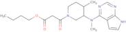 Butyl 3-[4-methyl-3-[methyl(7H-pyrrolo[2,3-d]pyrimidin-4-yl)amino]piperidin-1-yl]-3-oxopropanoate