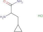 2-Amino-3-cyclopropylpropanamide hydrochloride