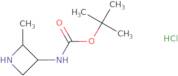 tert-Butyl N-(2-methylazetidin-3-yl)carbamate hydrochloride