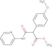 Methyl 2-(4-methoxyphenyl)-3-oxo-3-(2-pyridylamino)propanoate