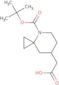 2-{4-[(tert-Butoxy)carbonyl]-4-azaspiro[2.5]octan-7-yl}acetic acid