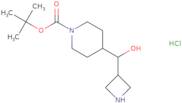 tert-Butyl 4-[(azetidin-3-yl)(hydroxy)methyl]piperidine-1-carboxylate hydrochloride