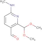 2-(Dimethoxymethyl)-6-(methylamino)pyridine-3-carbaldehyde