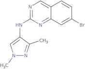 7-Bromo-N-(1,3-dimethylpyrazol-4-yl)quinazolin-2-amine
