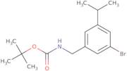 tert-Butyl 3-bromo-5-isopropylbenzylcarbamate