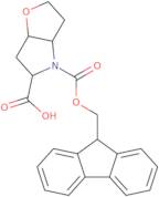 rac-(3aR,5R,6aR)-4-{[(9H-Fluoren-9-yl)methoxy]carbonyl}-hexahydro-2H-furo[3,2-b]pyrrole-5-carboxyl…